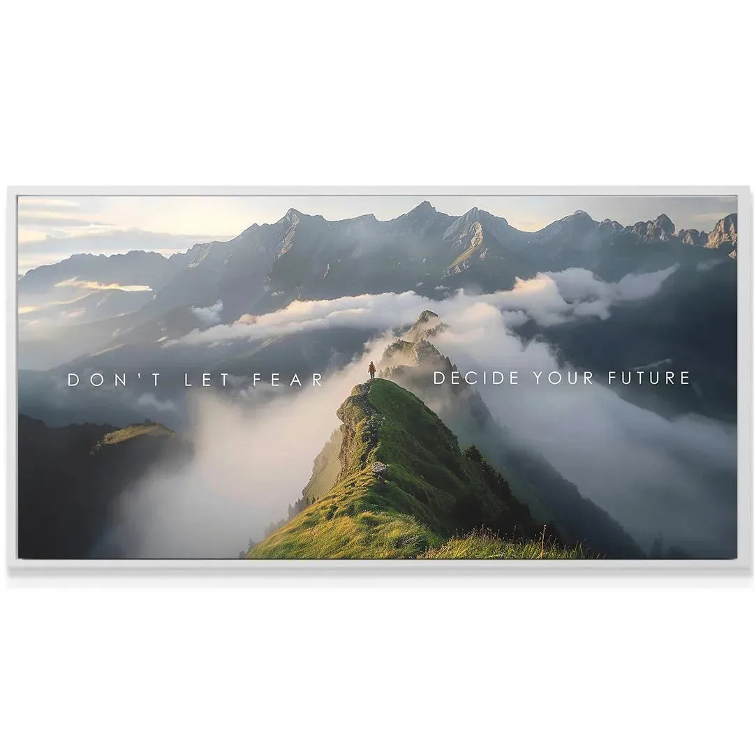 Vibrant green and gray color palette emphasizing the clarity needed for Your Future endeavors.