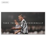 Zinedine Zidane – Take Things Personally Wall Art Zinedine Zidane - Take Things Personally